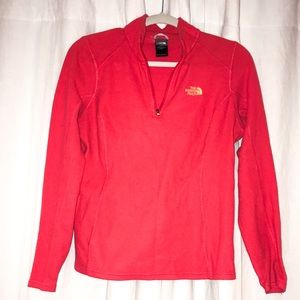 The North Face coral fleece pullover SZ Med